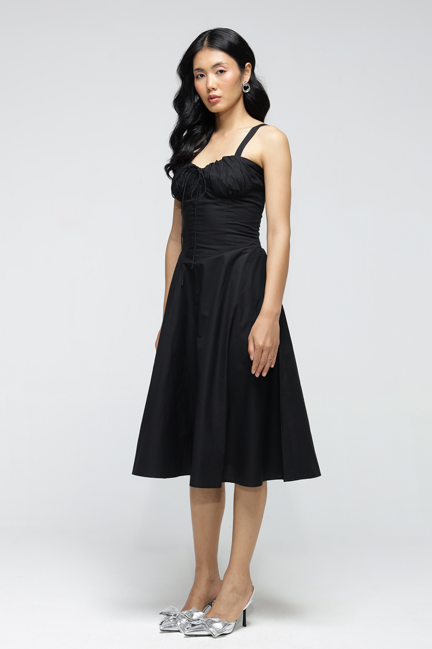 Janie Pocket Dress : Black