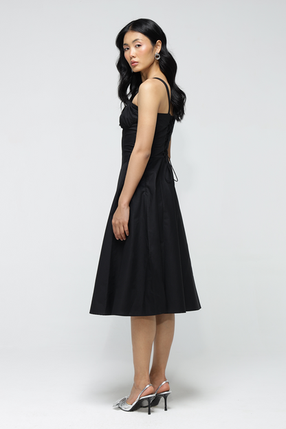Janie Pocket Dress : Black