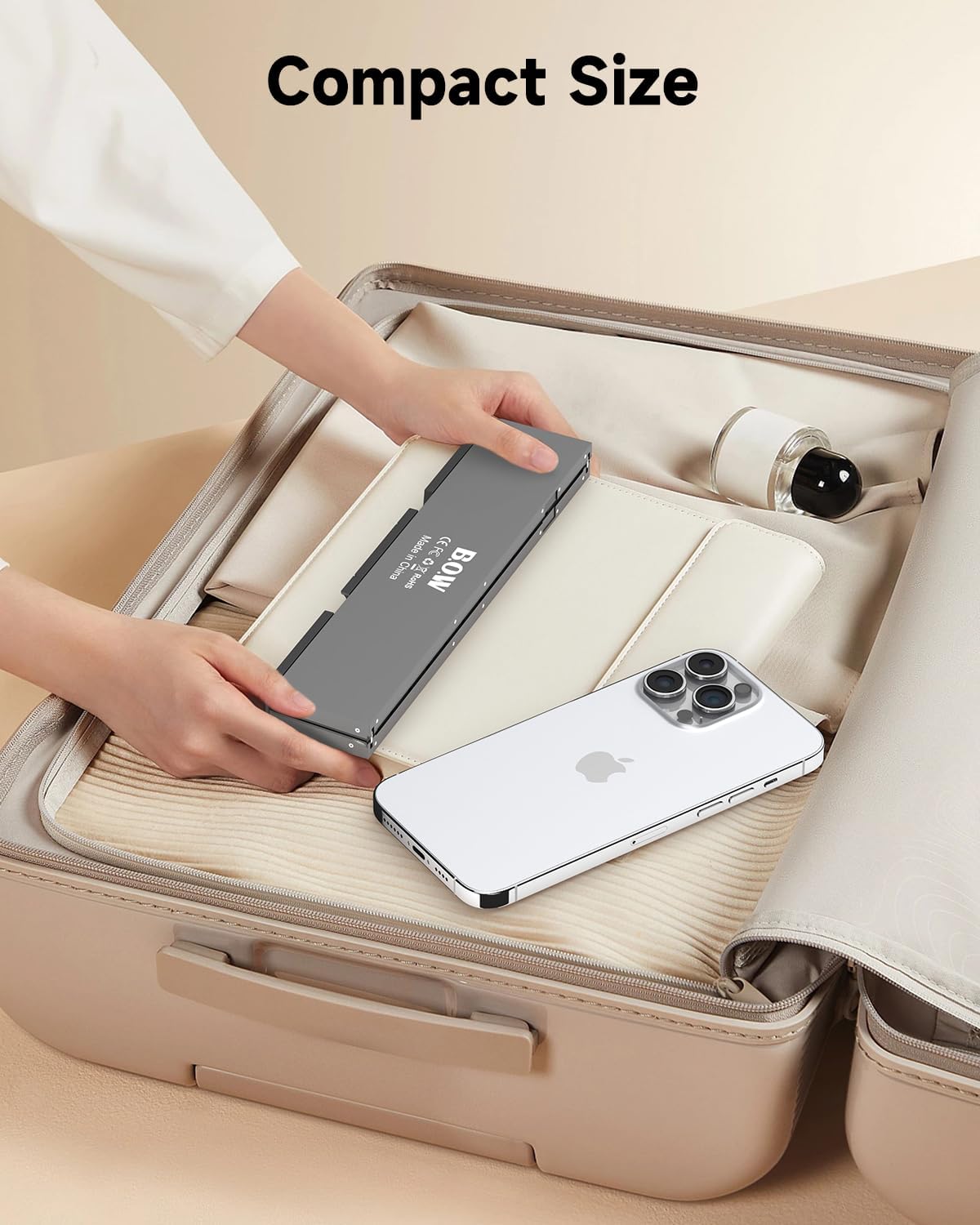 Bluetooth Foldable Keyboard for Phones and Tablets, Pc.(2 Year Manufacture Warranty)