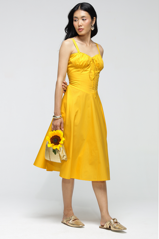 Janie Pocket Dress : Sunshine Yellow
