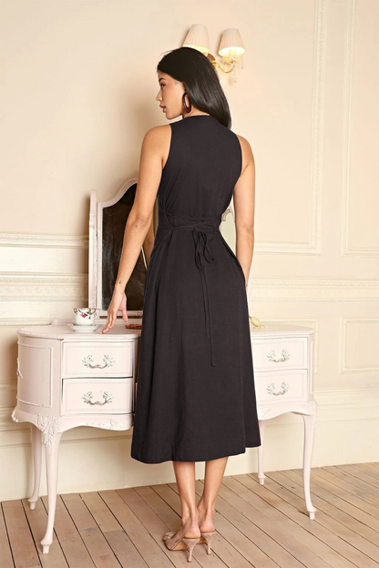 Jeany Shirt Dress : Black