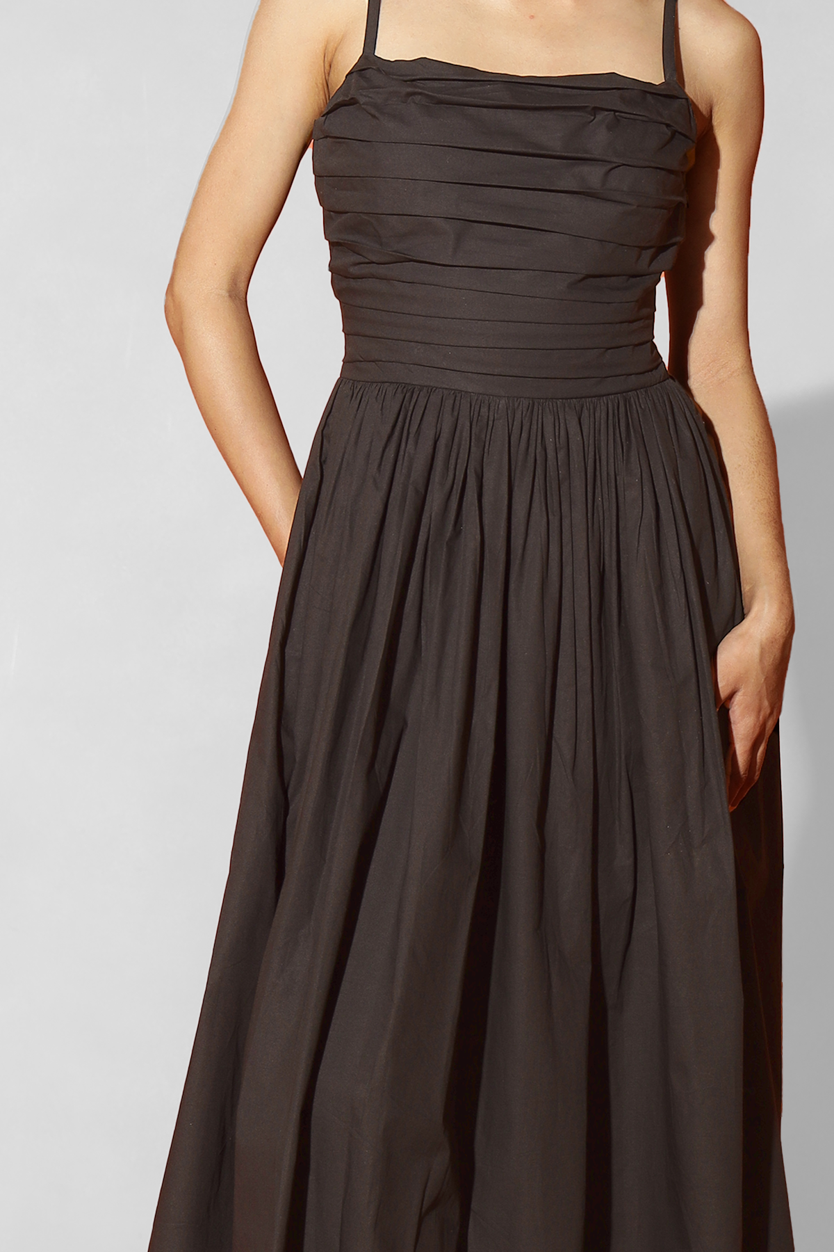 Emely Pocket Dress : Cocoa