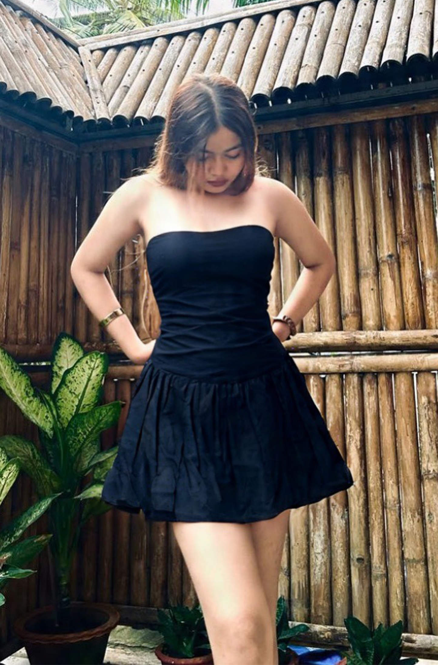 Jennis Tube Dress : Black