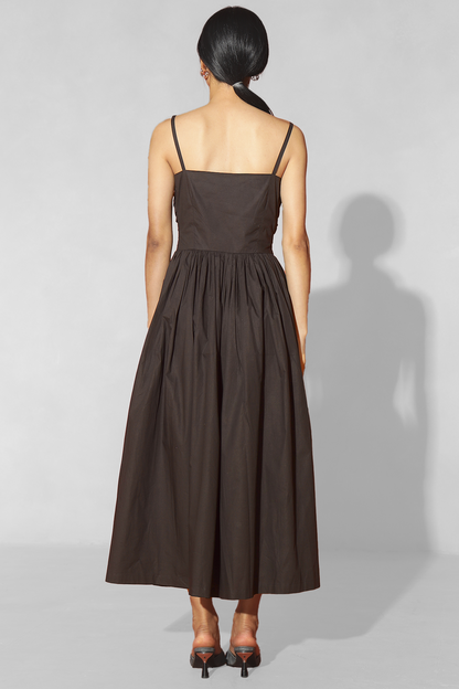 Emely Pocket Dress : Cocoa