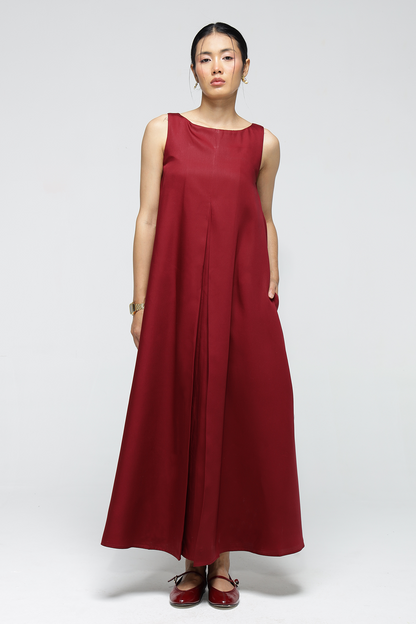 Noah Pocket Dress : Merlot