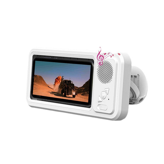Waterproof Shower Phone Holder With Built-In Speaker