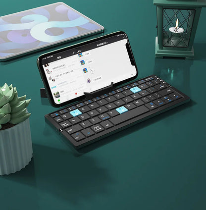 Bluetooth Foldable Keyboard for Phones and Tablets, Pc.(2 Year Manufacture Warranty)