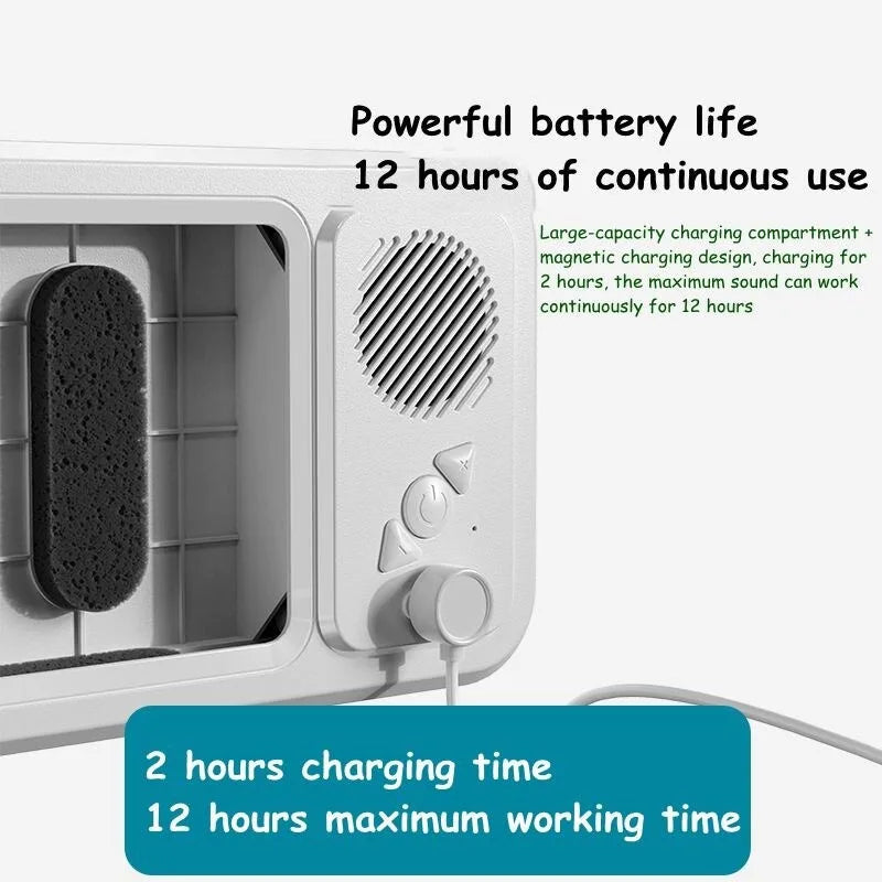 Waterproof Shower Phone Holder With Built-In Speaker